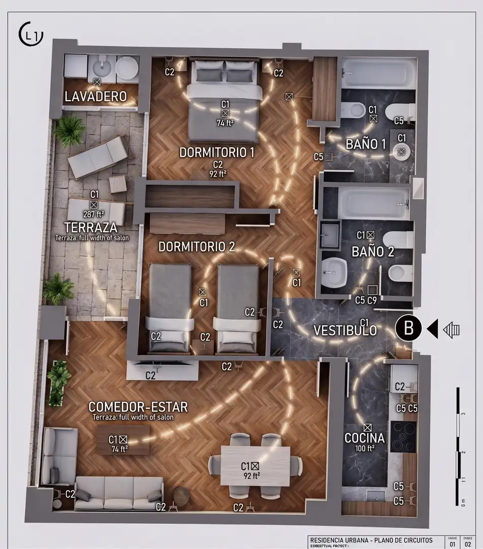 Apartment mit Terrasse zum Verkauf in Avenida MESTRAL 6, imagen 24