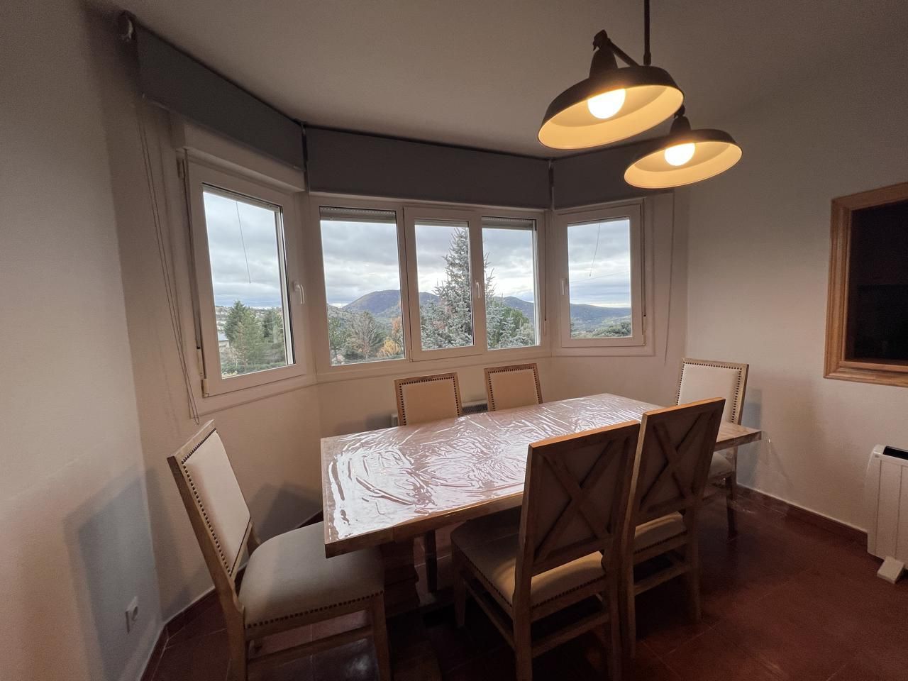 Dining room of House or chalet for sale in El Espinar  with Heating, Private garden and Terrace