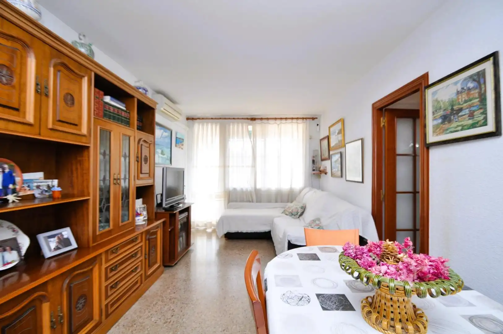 Sala de estar de Piso en venta en La Ràpita con Aire acondicionado, Calefacción y Terraza