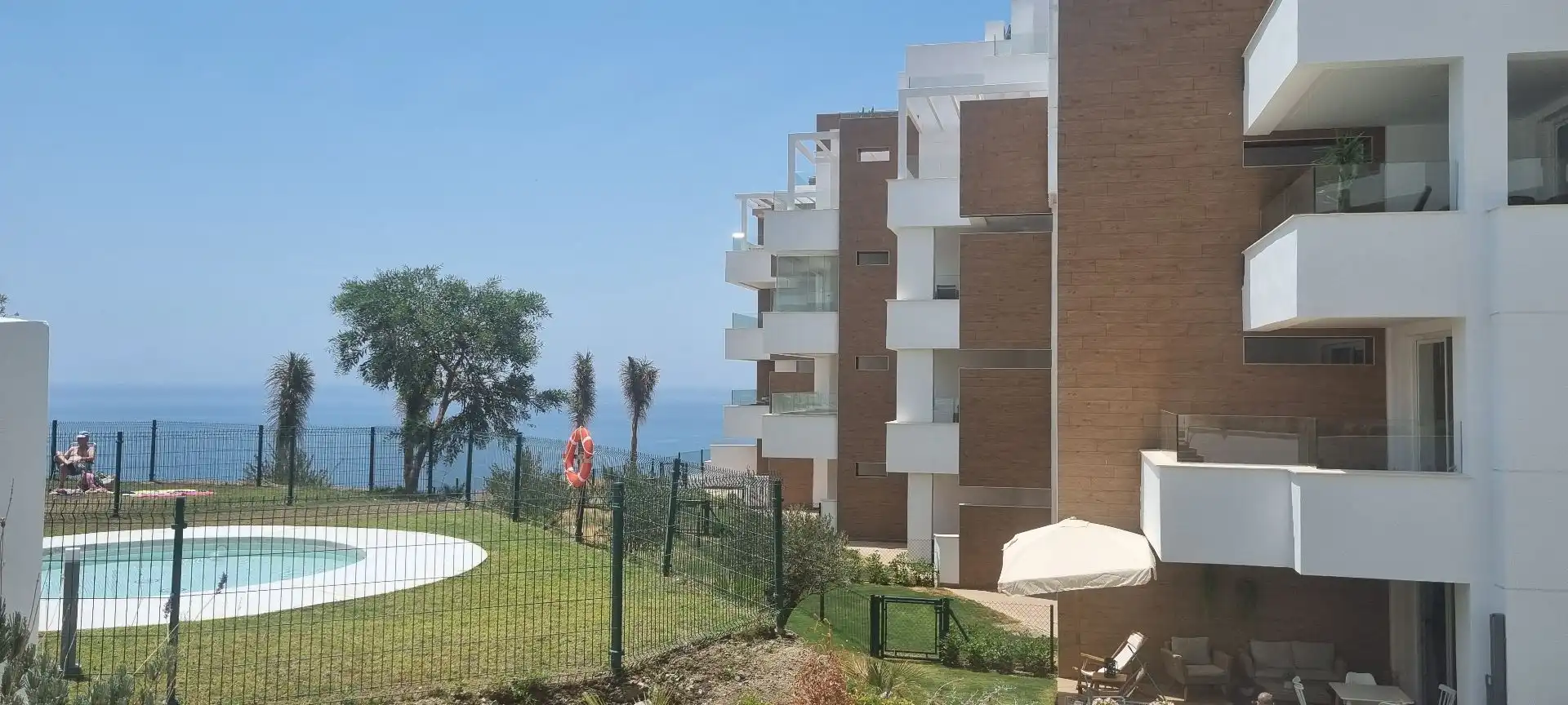 Jardí de Apartament de lloguer en Torrox amb Aire condicionat, Calefacció i Terrassa