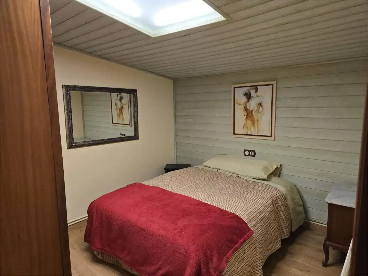 Bedroom of Flat for sale in Oleiros  with Private garden, Furnished and Balcony