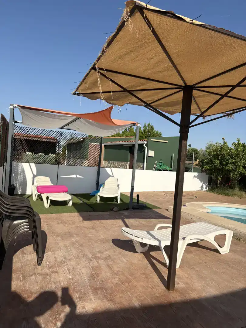 Terrassa de Casa o xalet en venda en Badajoz Capital amb Aire condicionat i Piscina