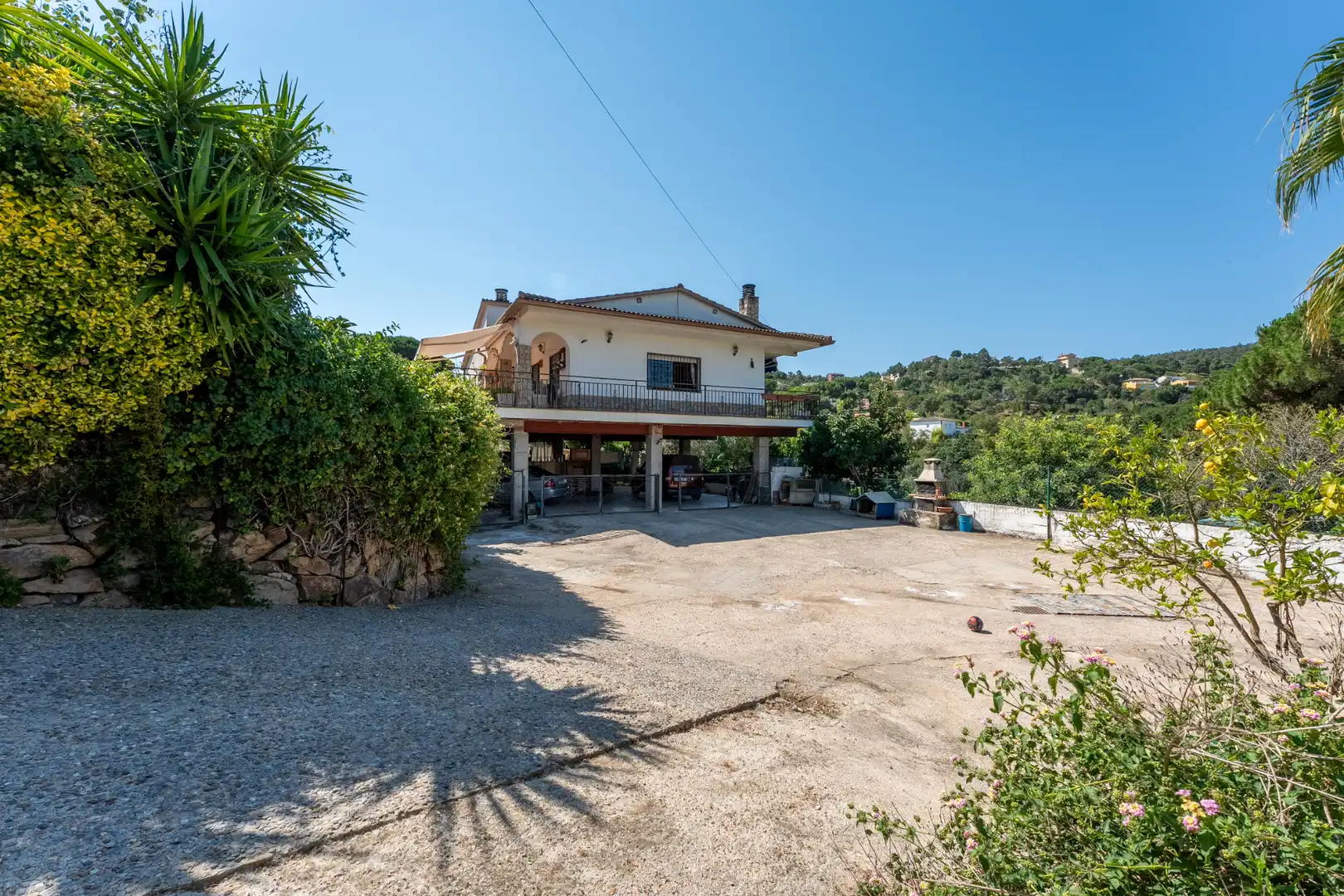 Vista exterior de Casa o xalet en venda en Maçanet de la Selva amb Calefacció, Jardí privat i Terrassa