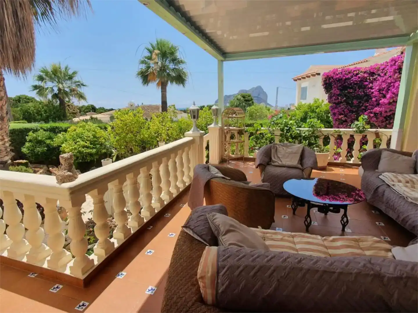 Terrassa de Casa o xalet en venda en Calpe / Calp amb Aire condicionat, Piscina i Balcó