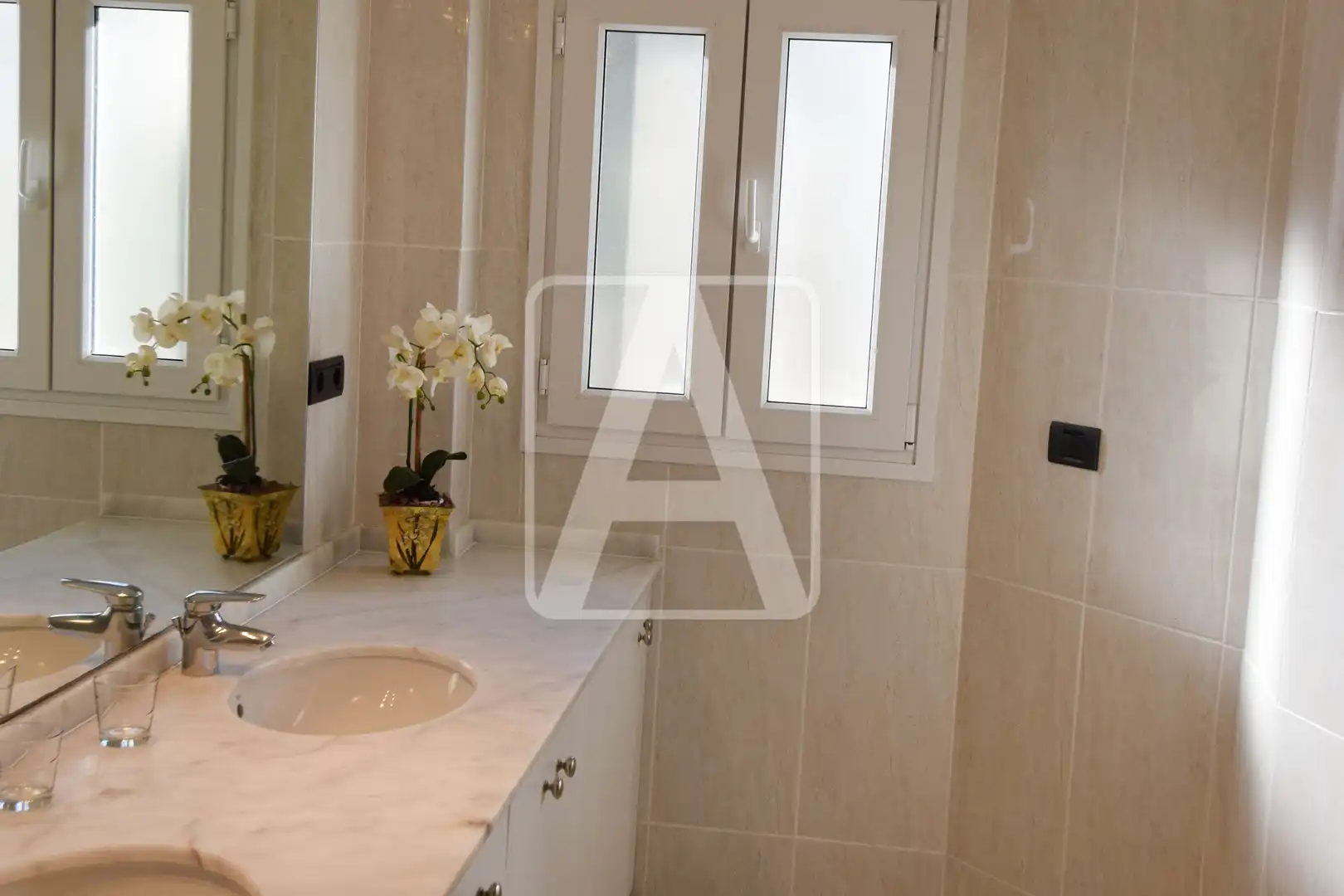 Bany de Apartament en venda en Benissa amb Aire condicionat, Calefacció i Jardí privat