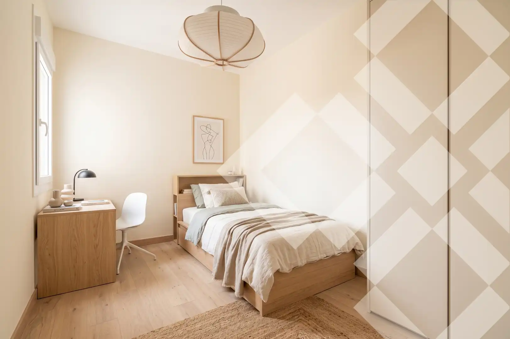 Bedroom of Flat for sale in Barcelona  with Air Conditioner, Terrace and Oven