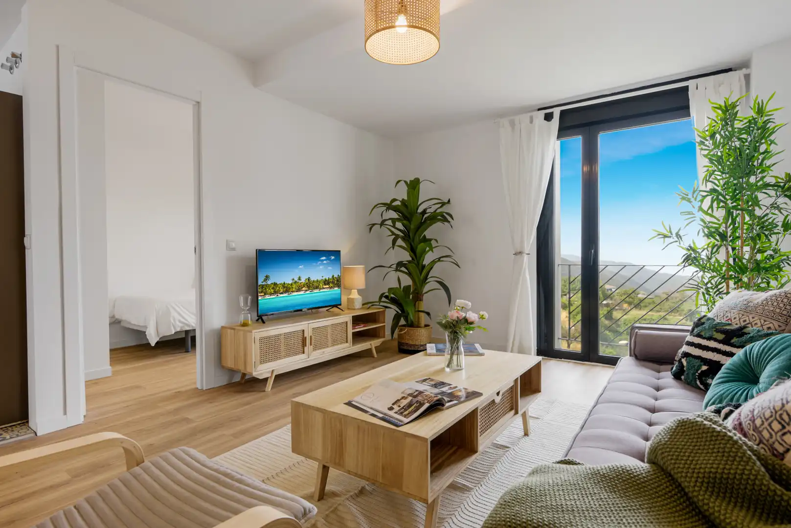 Sala de estar de Dúplex en venta en Ojén con Aire acondicionado, Terraza y Trastero