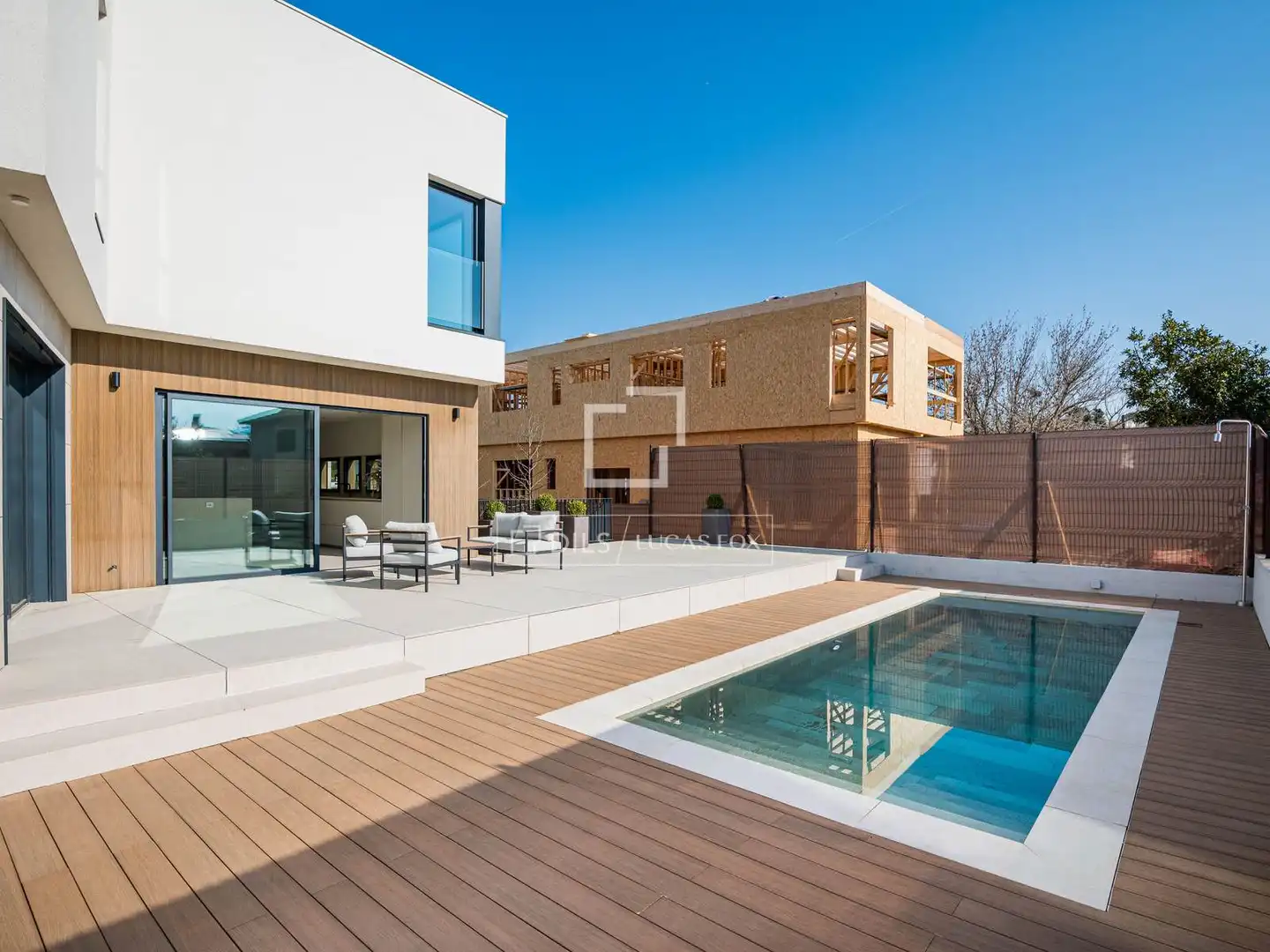 Terrassa de Casa o xalet en venda en Sant Cugat del Vallès amb Aire condicionat, Calefacció i Jardí privat