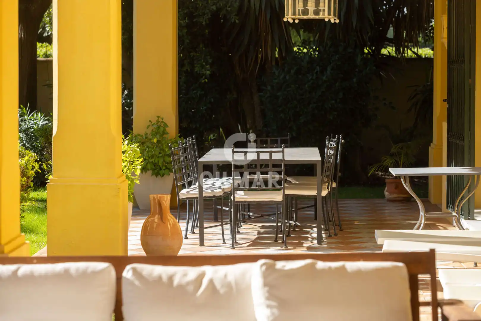 Terraza de Casa o chalet en venta en Estepona con Calefacción, Jardín privado y Piscina