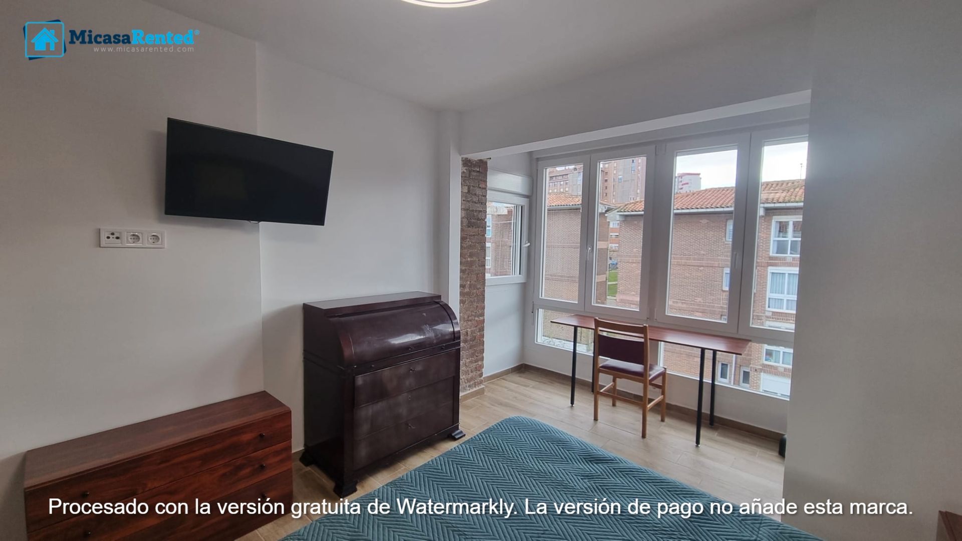 Bedroom of Flat for rent in Santander  with Furnished