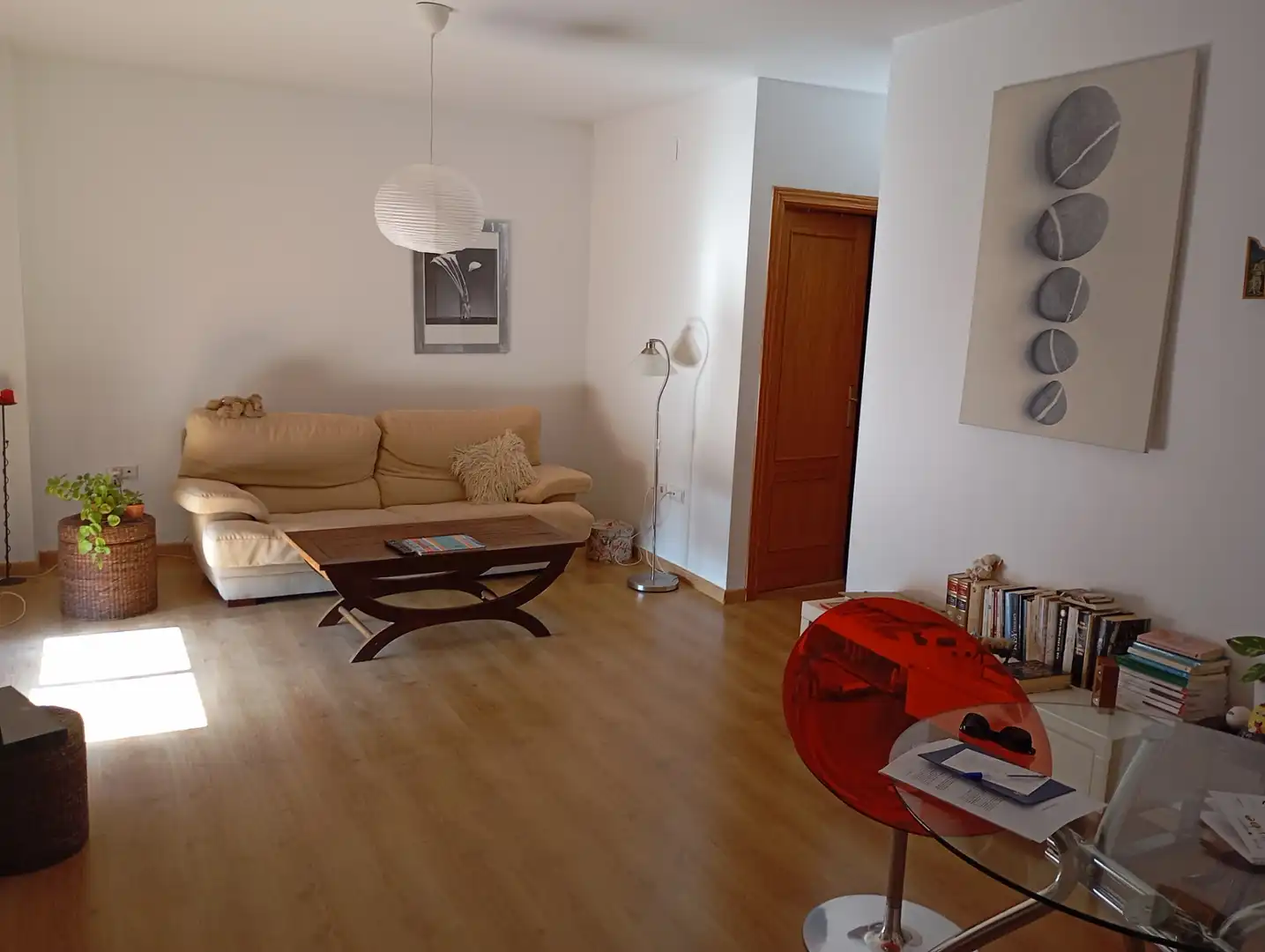 Sala d'estar de Àtic en venda en Churriana de la Vega amb Calefacció, Terrassa i Moblat