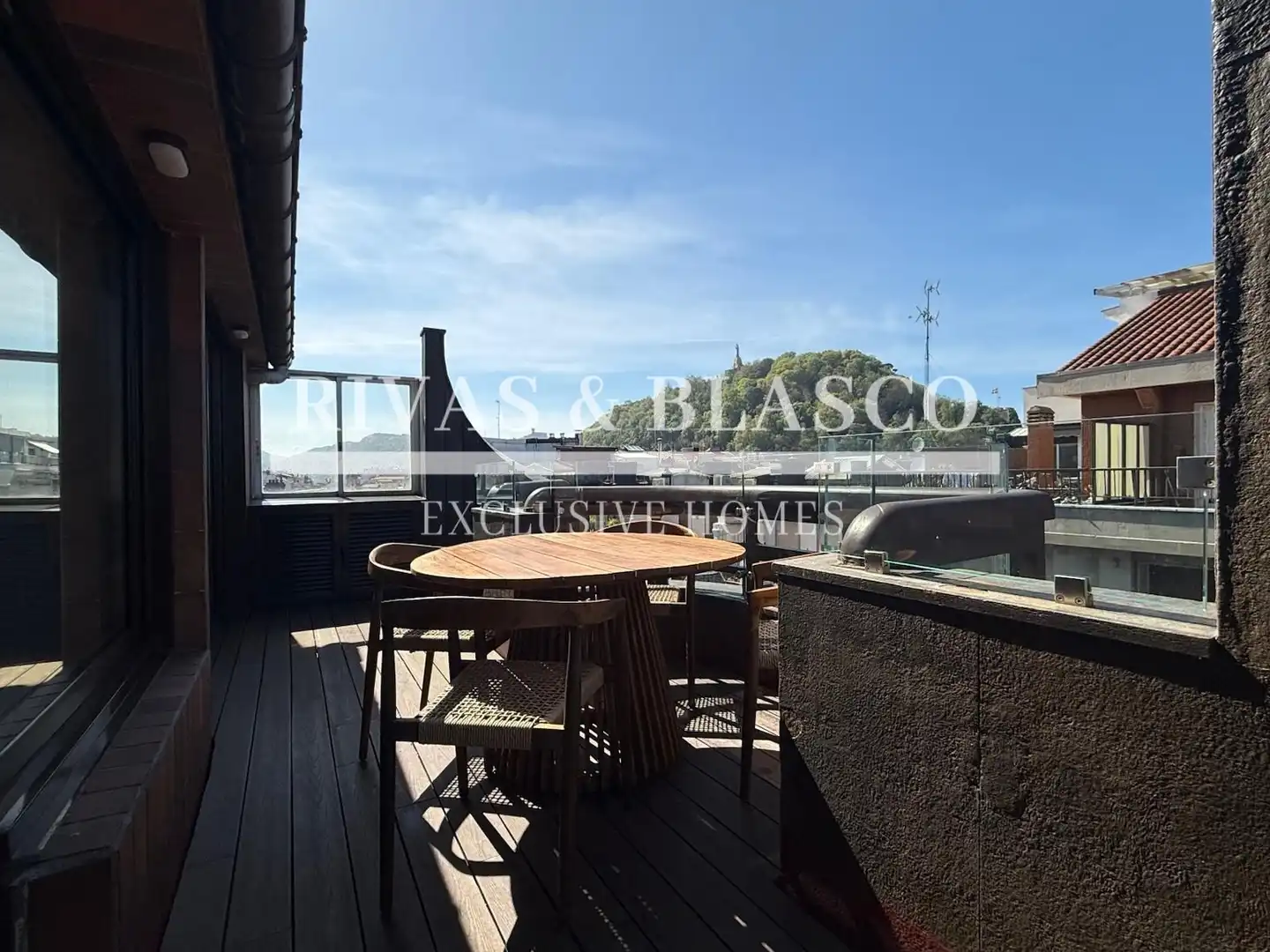 Terraza de Apartamento de alquiler en Donostia - San Sebastián  con Calefacción, Terraza y Amueblado