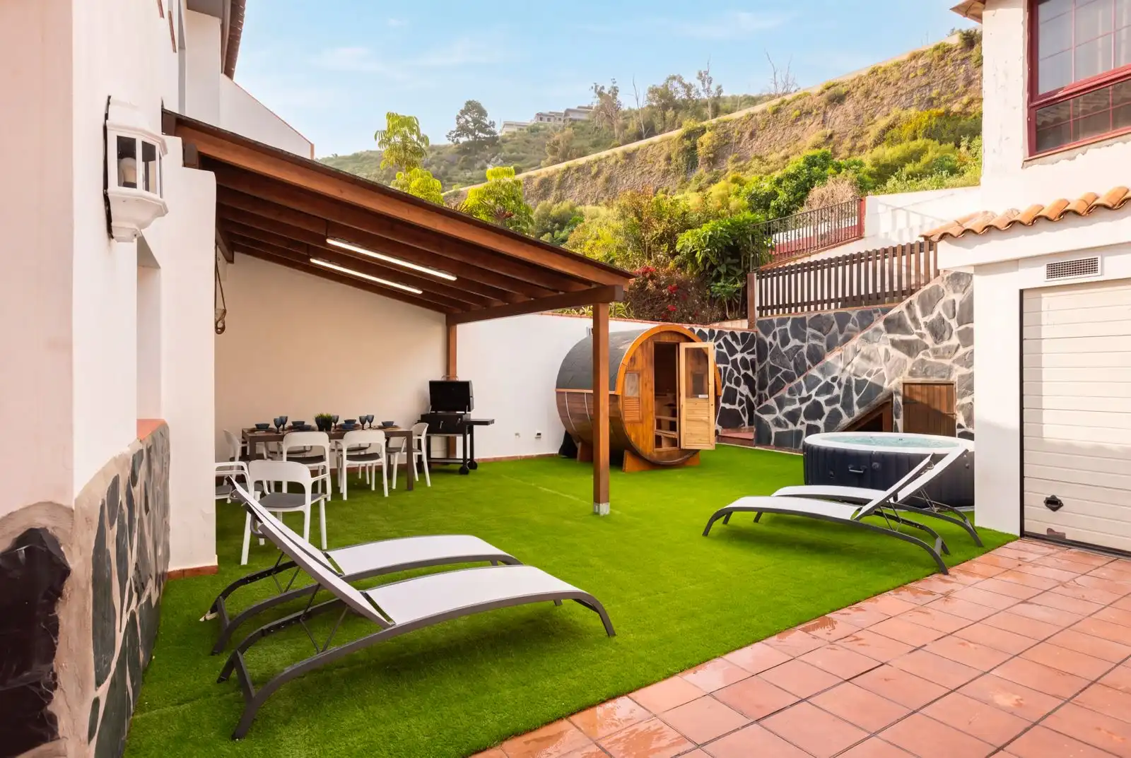 Terrace of Detached homes for sale in El Sauzal  with Private garden, Terrace and Balcony