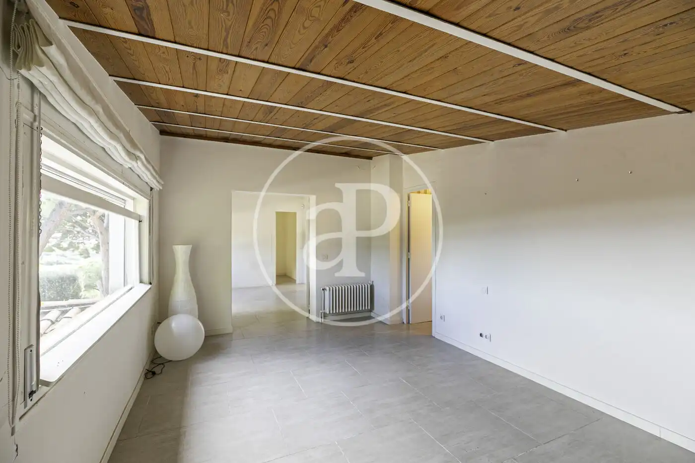 Sala d'estar de Casa o xalet en venda en Sant Andreu de Llavaneres amb Aire condicionat, Calefacció i Jardí privat