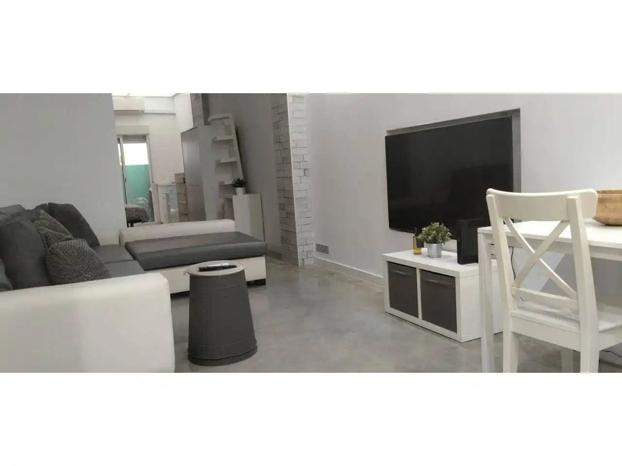 Wohnzimmer von Loft zur Miete in Valencia mit Klimaanlage und Möbliert