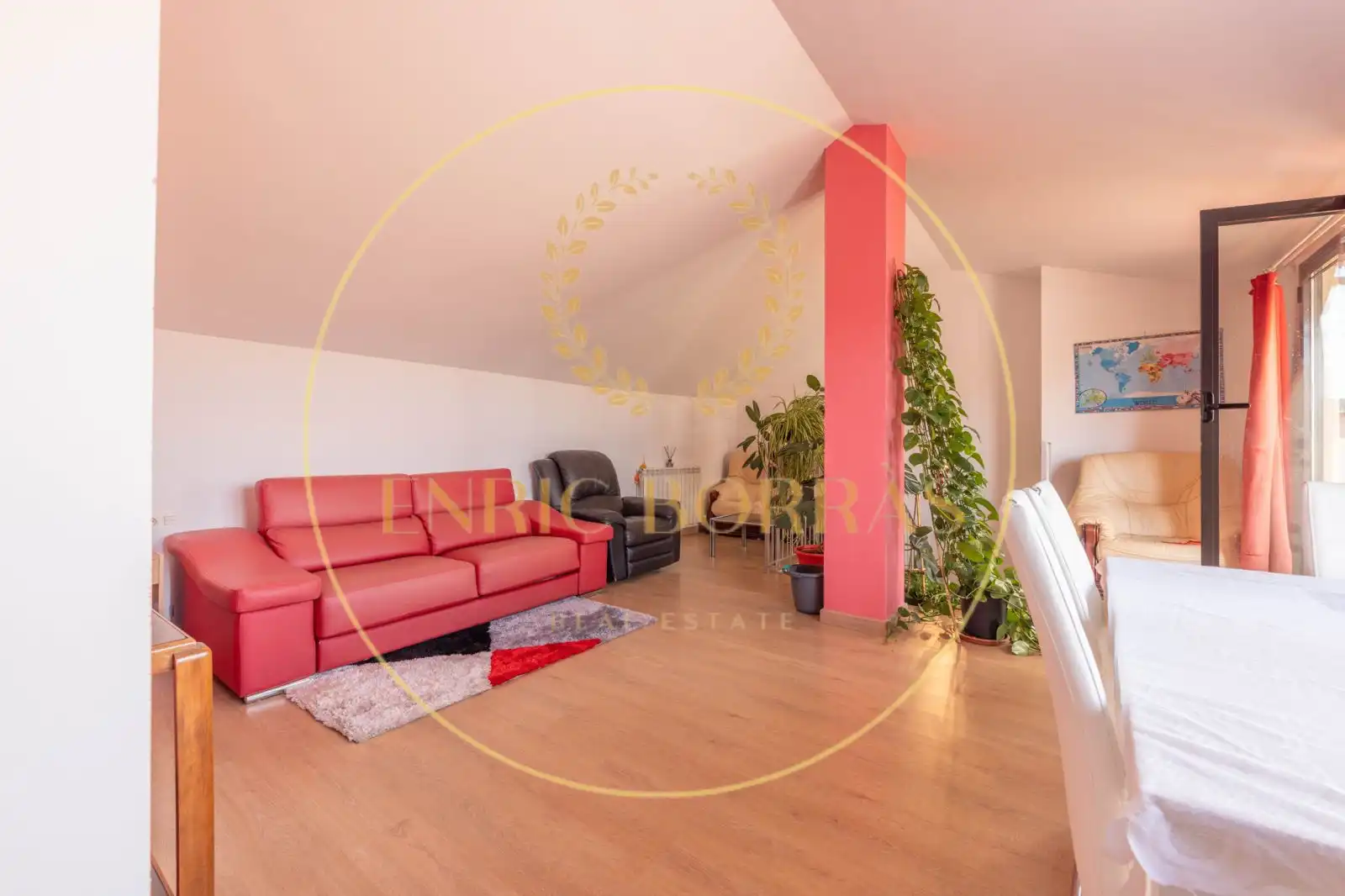 Sala de estar de Dúplex en venta en Gironella con Aire acondicionado, Calefacción y Jardín privado