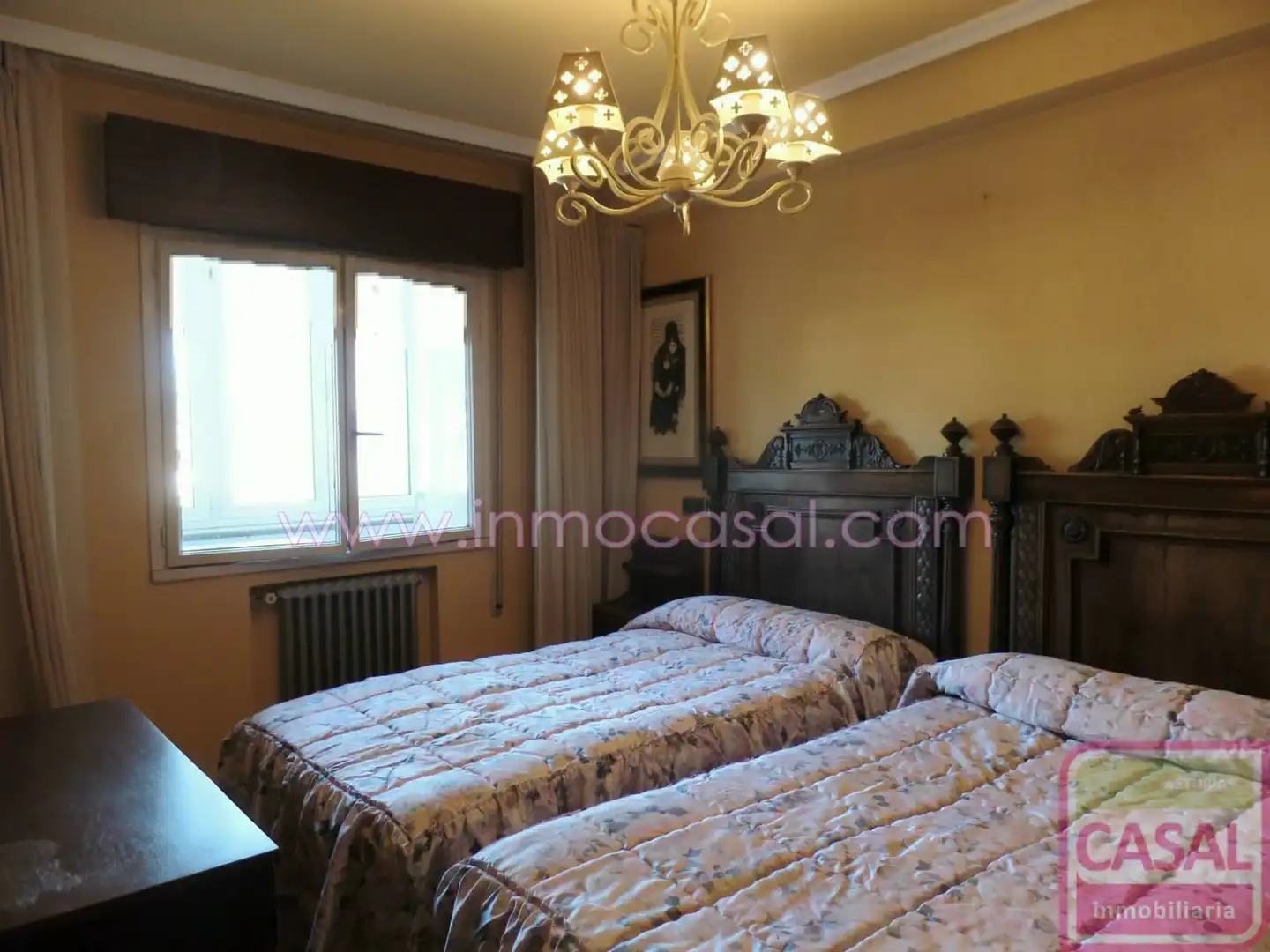 Bedroom of Flat for sale in Oviedo   with Heating, Terrace and Furnished