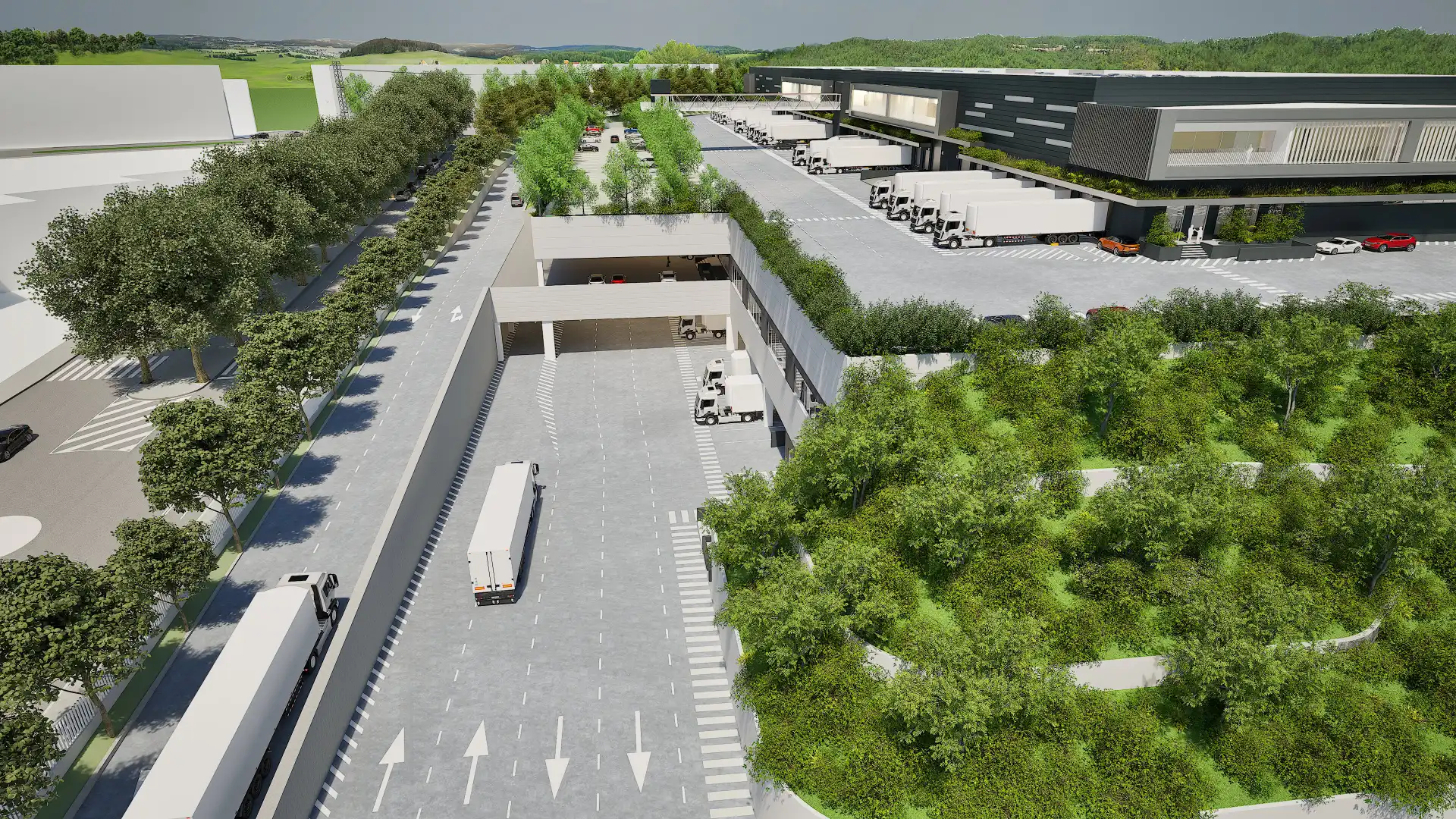 Parking de Nave industrial de alquiler en Sant Quirze del Vallès con Calefacción y Alarma