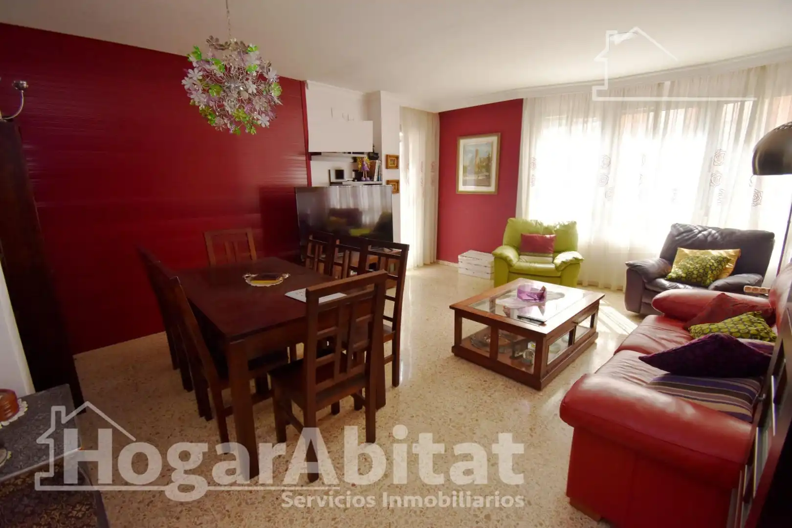 Sala d'estar de Pis en venda en Burriana / Borriana amb Calefacció i Balcó