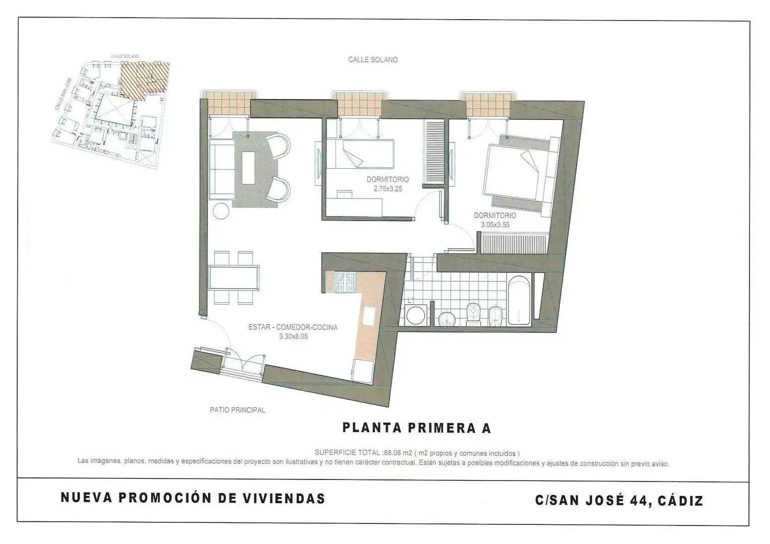 Piso en venta en  Cádiz Capital con Balcón