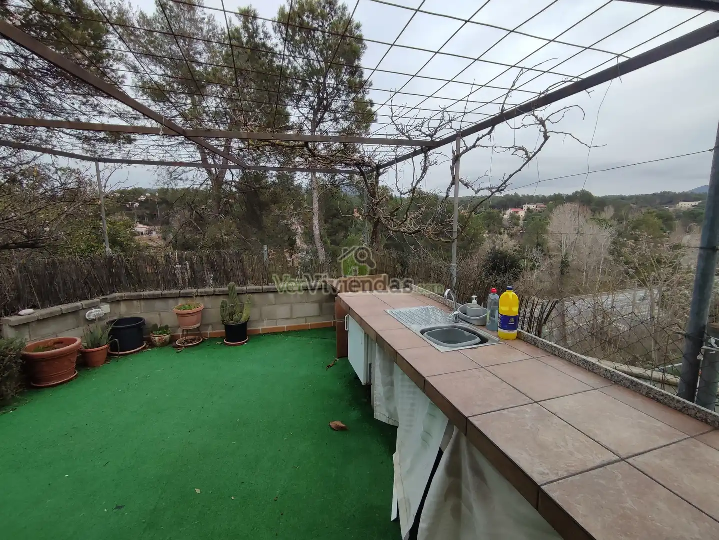 Terrassa de Casa o xalet en venda en Vacarisses amb Aire condicionat, Calefacció i Jardí privat