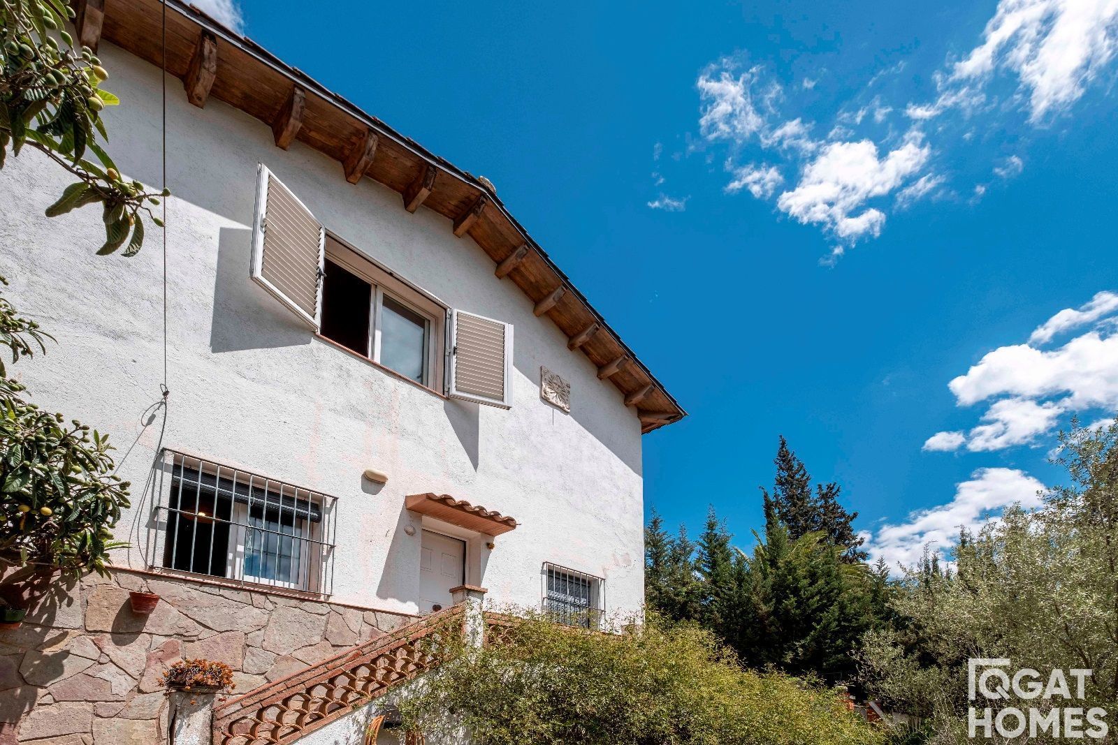 Vista exterior de Casa o chalet en venta en Sant Cugat del Vallès con Aire acondicionado, Calefacción y Trastero