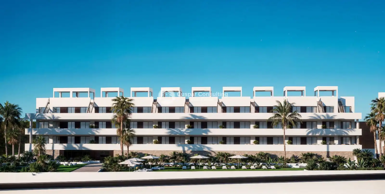 Vista exterior de Apartamento en venta en Finestrat con Calefacción, Terraza y Piscina