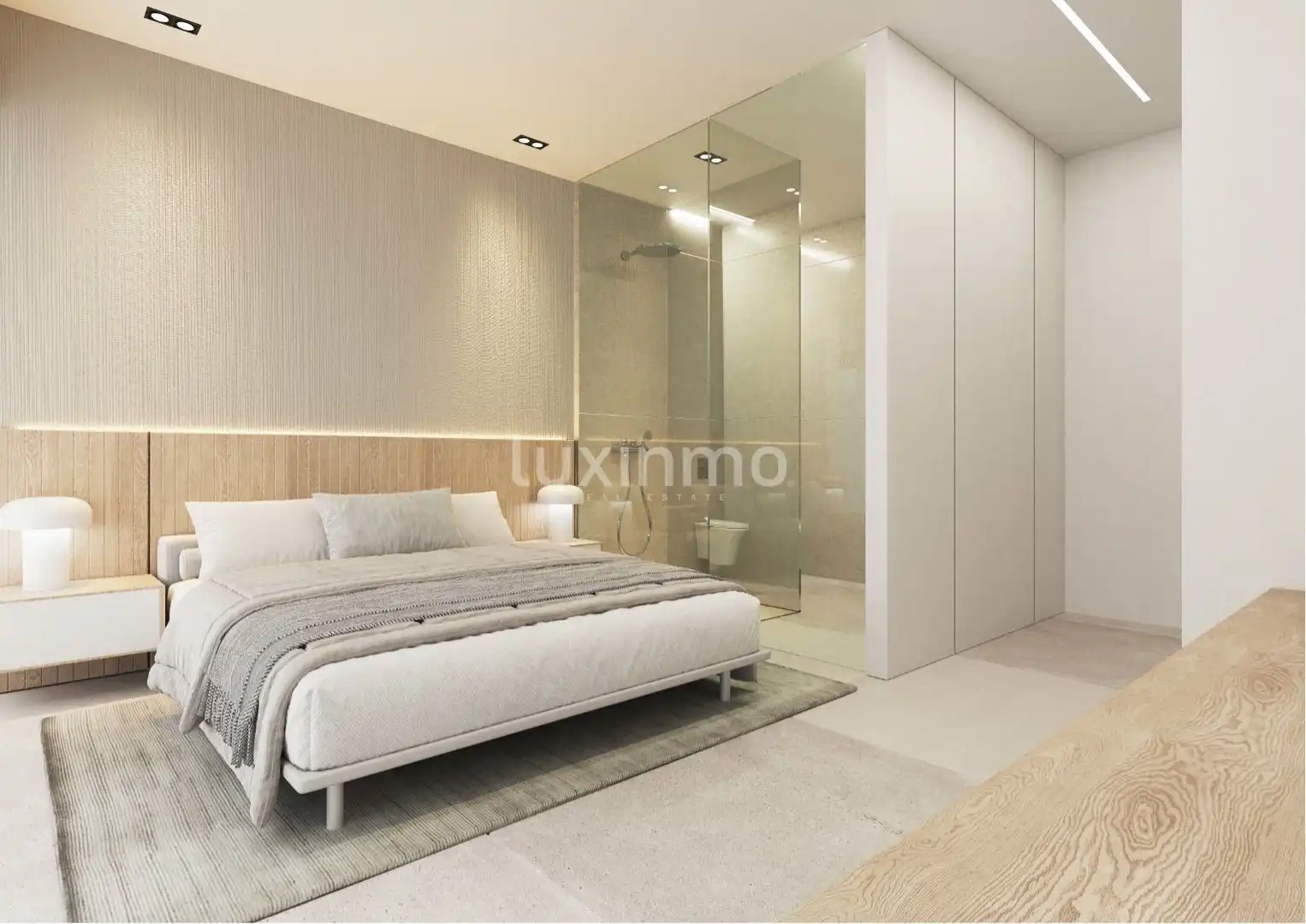 Schlafzimmer von Haus oder Chalet zum Verkauf in Altea mit Klimaanlage, Heizung und Terrasse