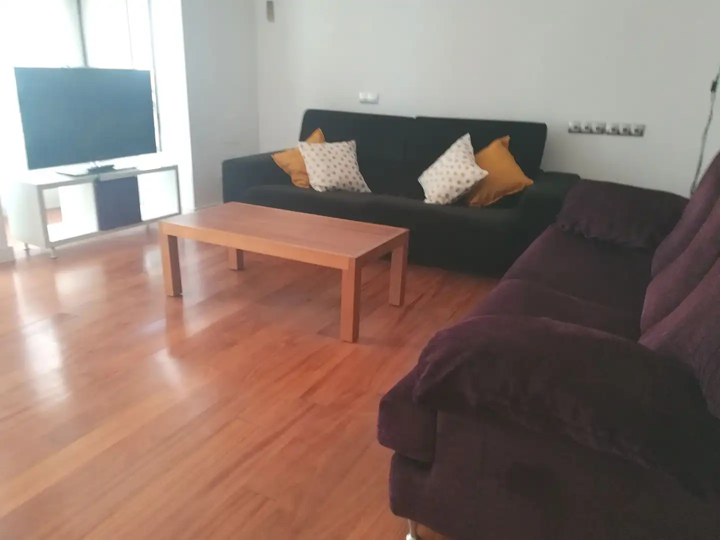 Wohnzimmer von Wohnung zur Miete in Murcia mit Klimaanlage, Parkett und Möbliert