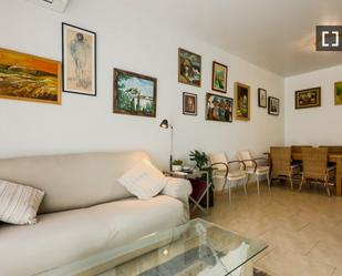 Living room of Flat to rent in  Barcelona Capital  with Air Conditioner, Heating and Furnished