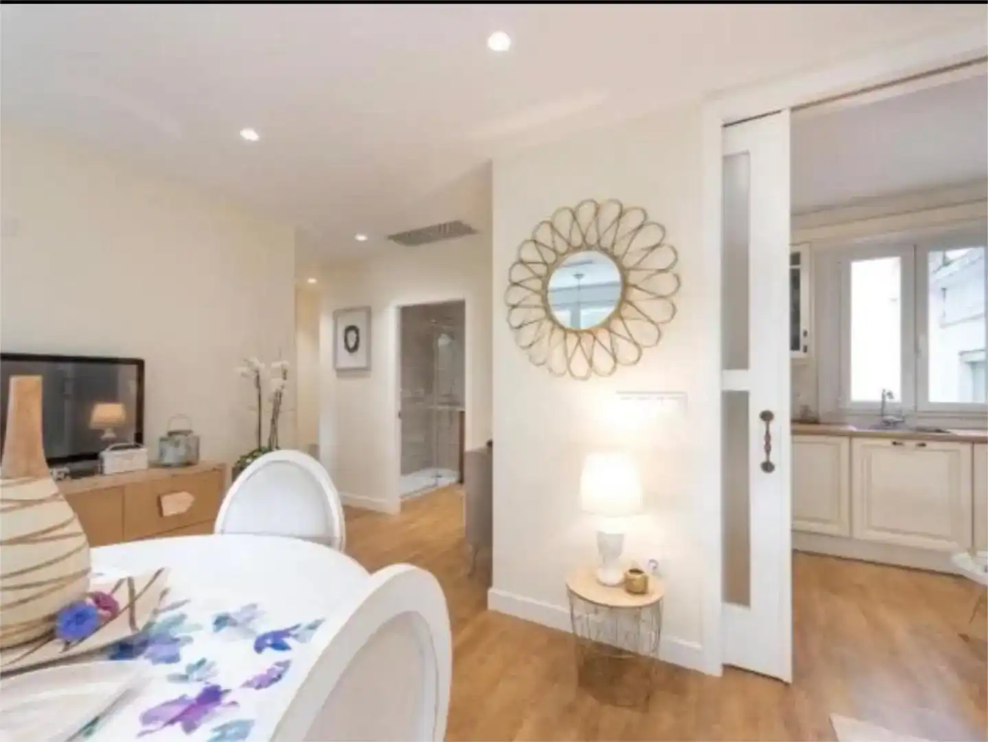 Dining room of Flat for sale in Ourense Capital   with Air Conditioner and Balcony