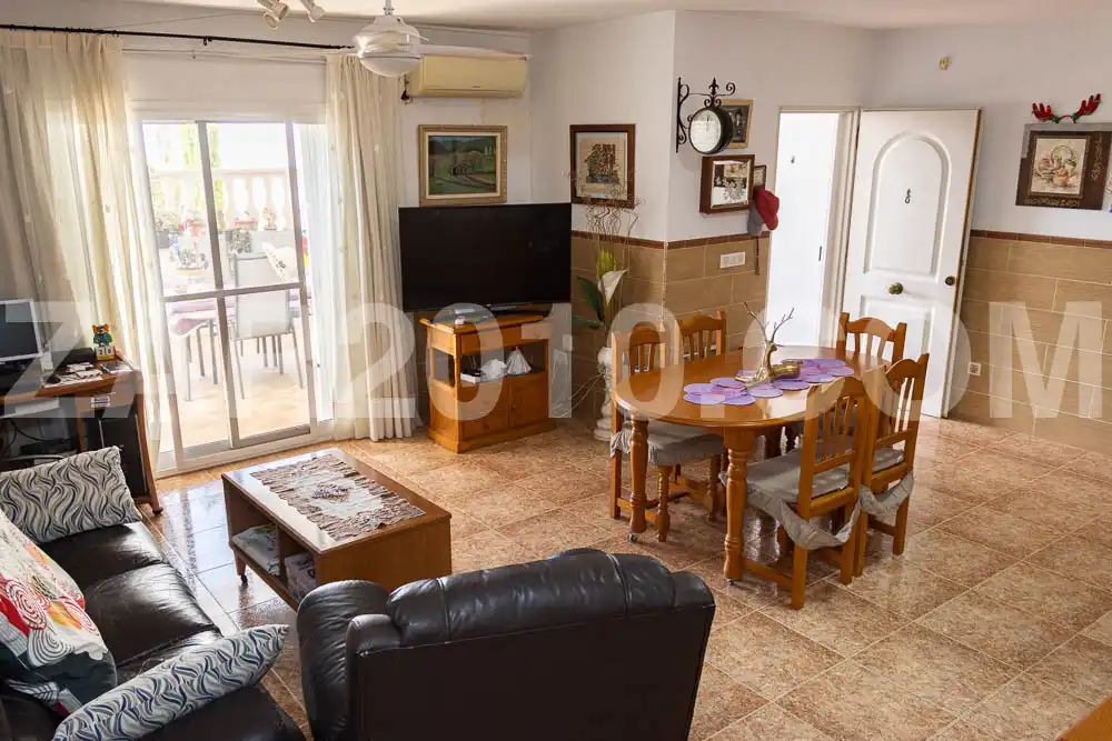 Living room of Detached homes for sale in Vera  with Air Conditioner, Terrace and Furnished