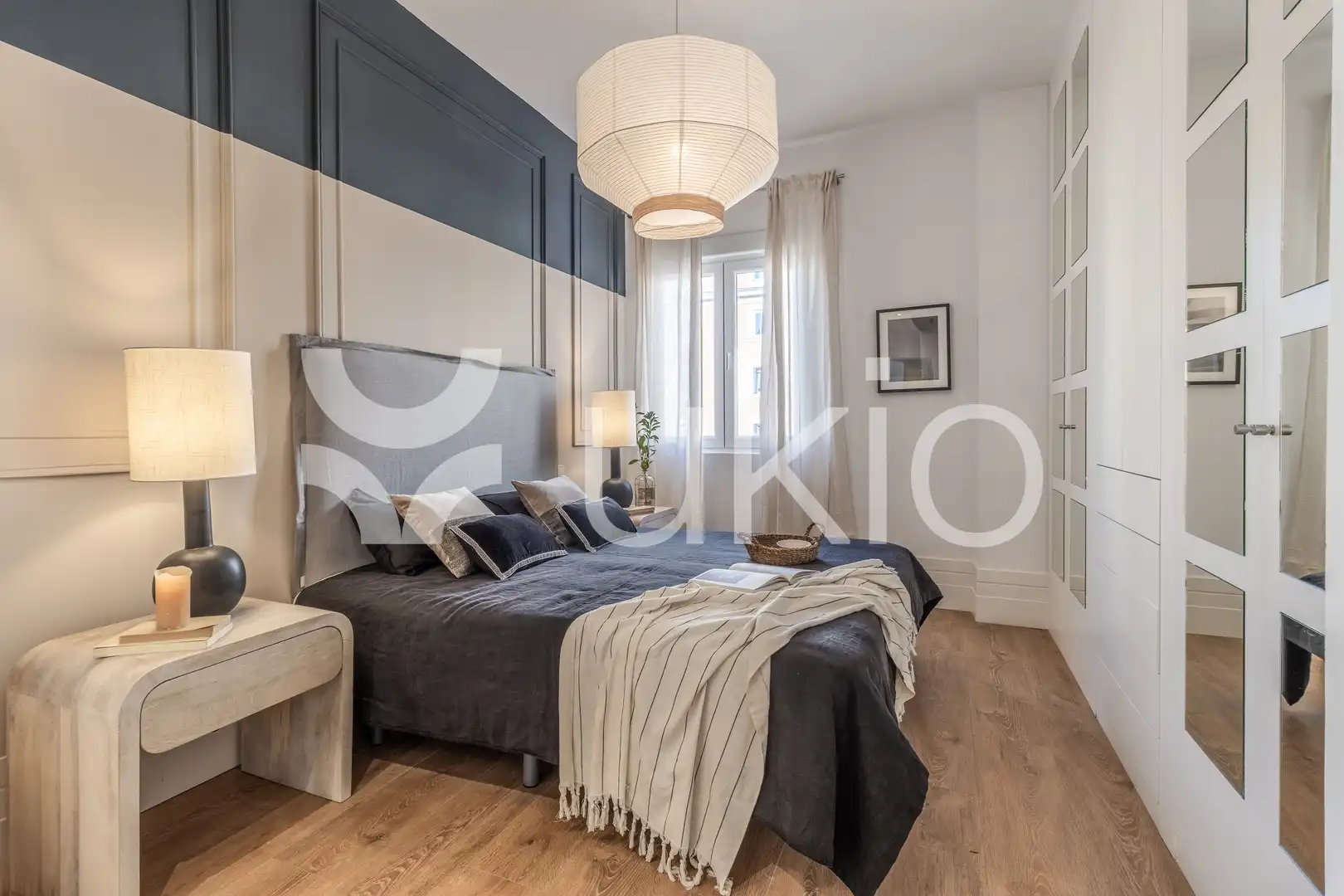 Bedroom of Flat for rent in Madrid  with Air Conditioner, Heating and Furnished