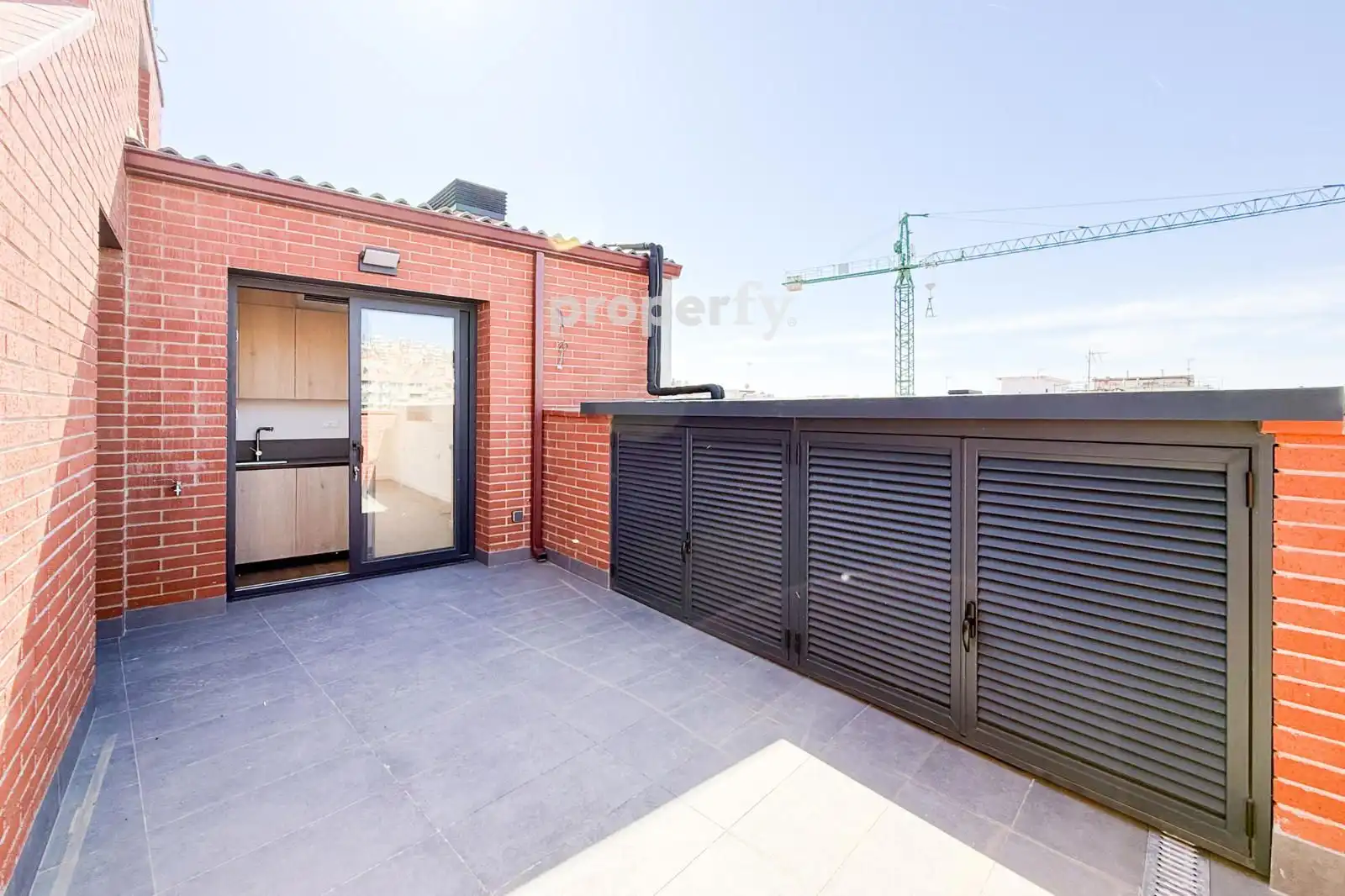 Terrasse von Maisonette zum Verkauf in Badalona mit Klimaanlage, Heizung und Parkett
