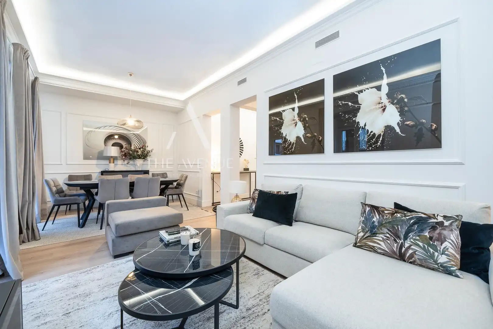Sala de estar de Piso en venta en Madrid