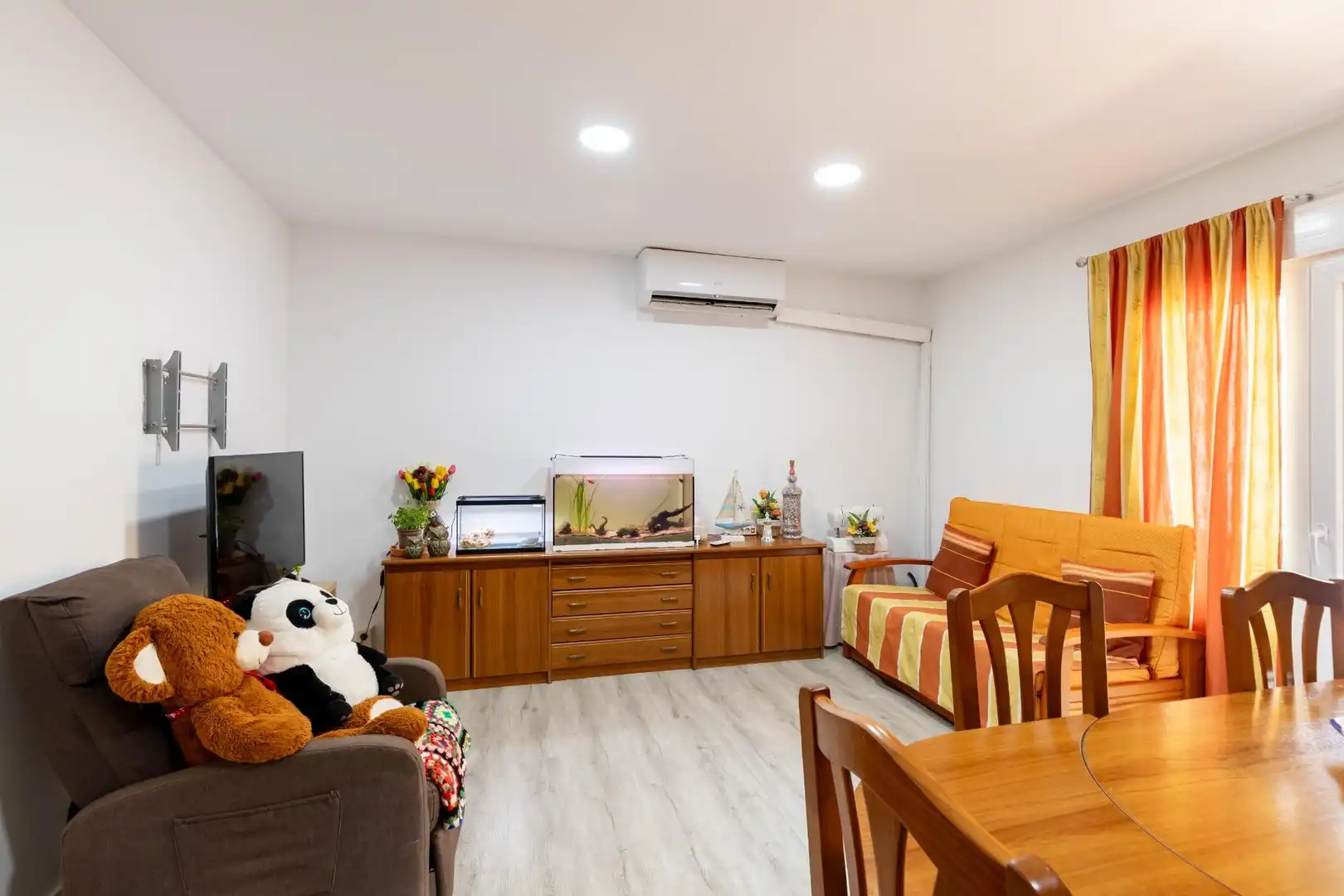 Sala d'estar de Pis en venda en  Palma de Mallorca amb Aire condicionat, Terrassa i Moblat
