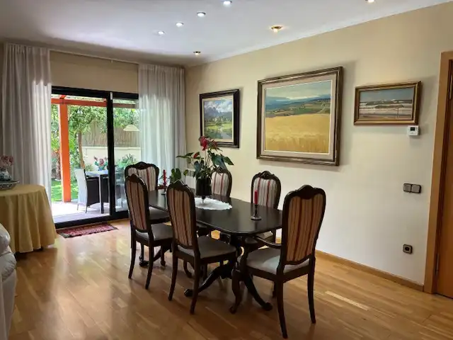 Dining room of Flat for sale in Sant Feliu de Llobregat  with Air Conditioner, Heating and Private garden