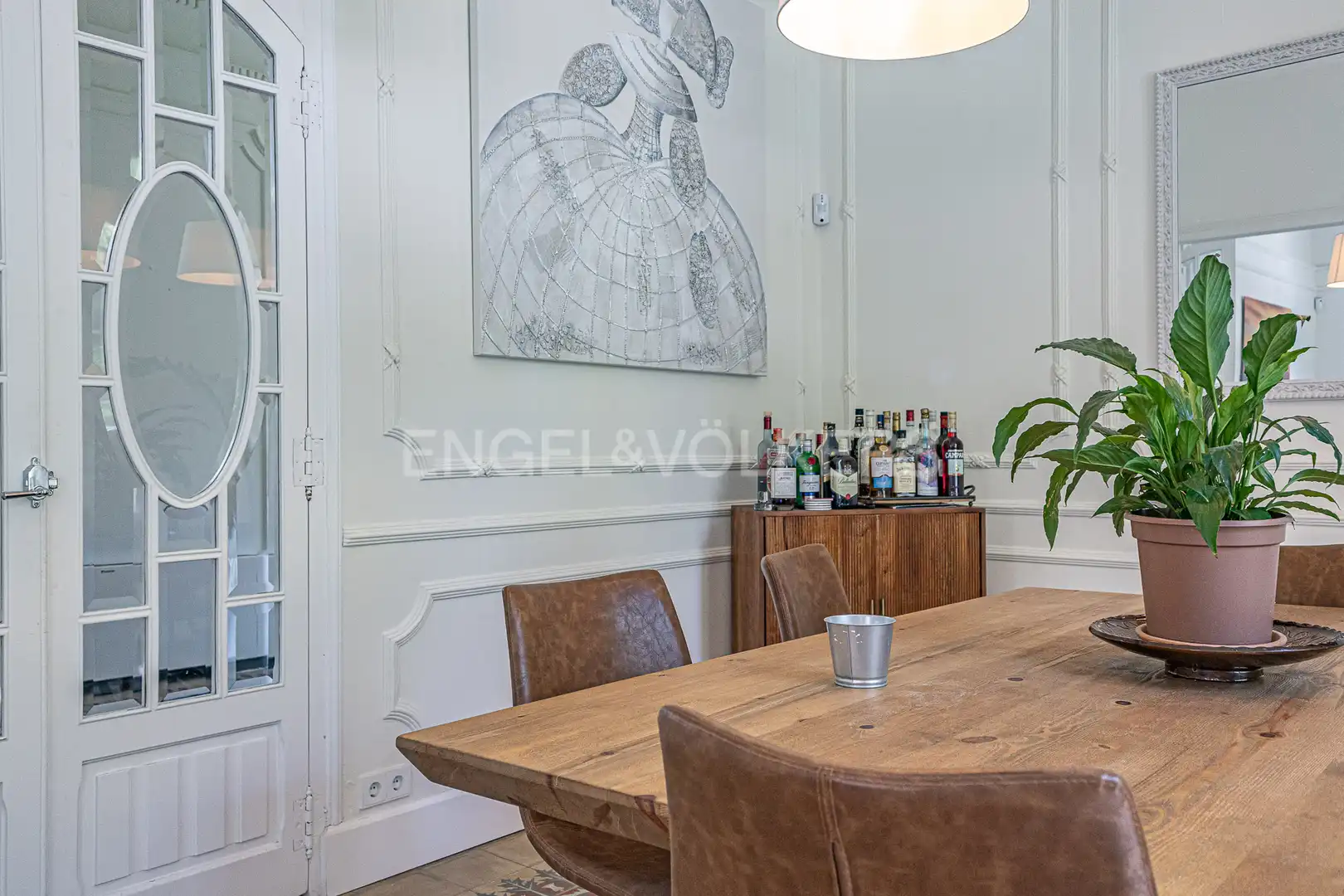 Dining room of Houses for rent in Sant Cugat del Vallès  with Air Conditioner, Heating and Private garden