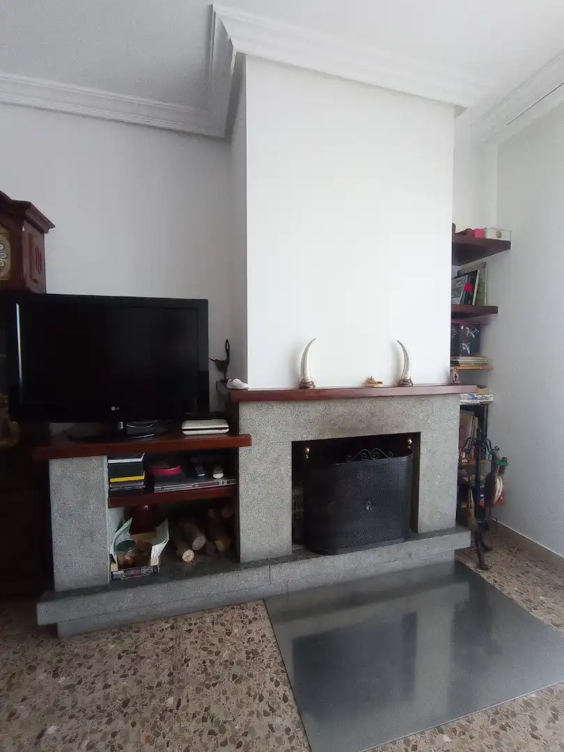 Wohnzimmer von Einfamilien-Reihenhaus zum Verkauf in Santa Perpètua de Mogoda mit Klimaanlage, Heizung und Terrasse