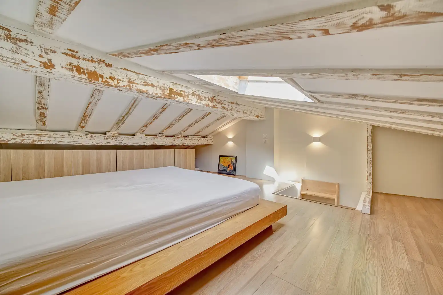 Schlafzimmer von Wohnung zum Verkauf in  Pamplona / Iruña mit Heizung und Parkett