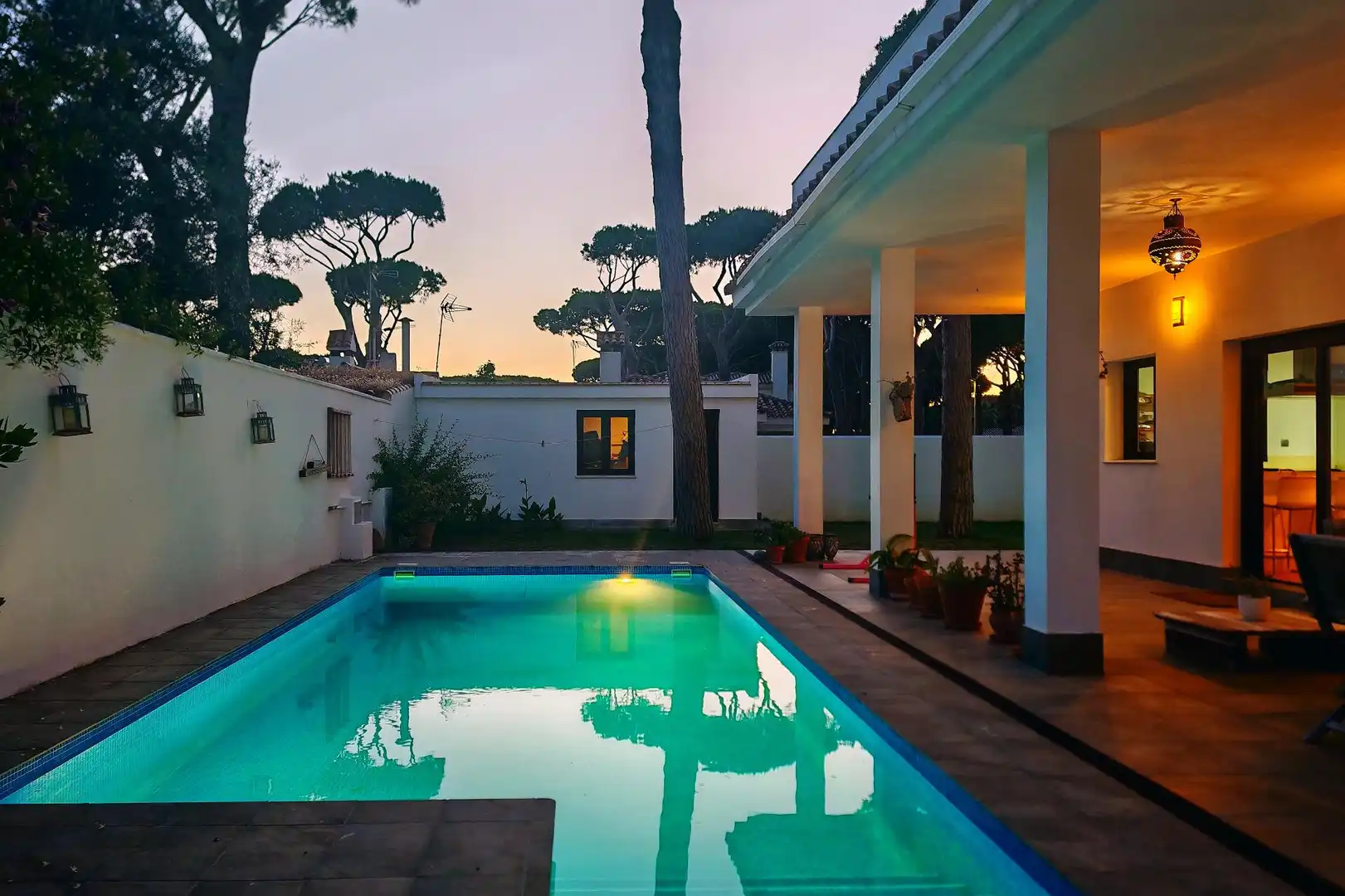 Piscina de Casa o chalet en venta en Chiclana de la Frontera con Aire acondicionado, Jardín privado y Terraza