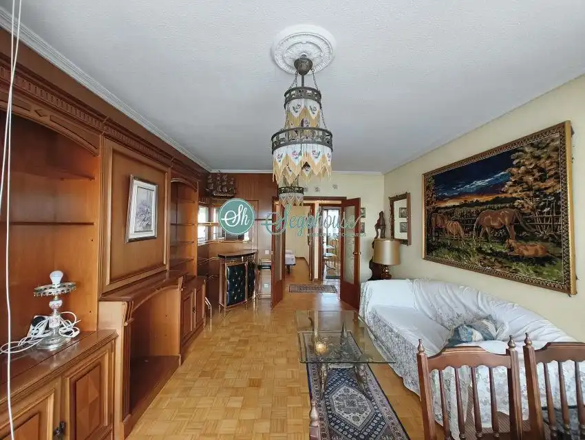 Wohnzimmer von Wohnung zum Verkauf in Segovia mit Heizung, Parkett und Terrasse