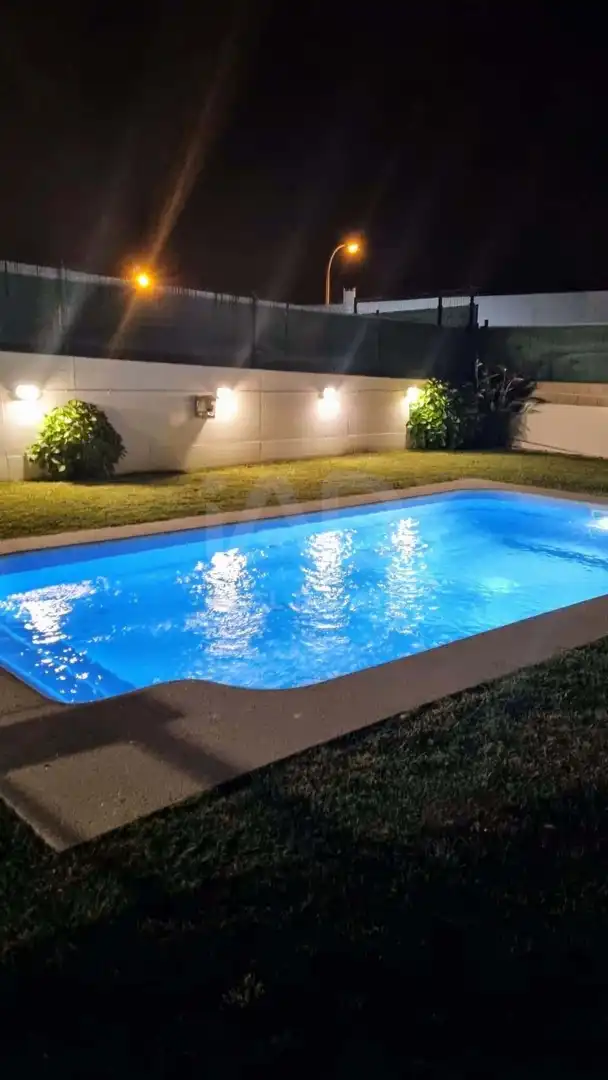 Piscina de Casa o xalet en venda en Sanxenxo amb Calefacció, Terrassa i Piscina