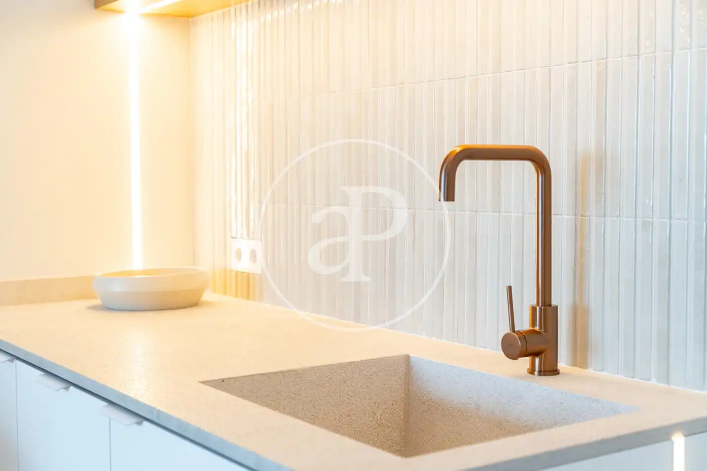 Küche von Wohnung zum Verkauf in  Palma de Mallorca mit Klimaanlage, Heizung und Terrasse