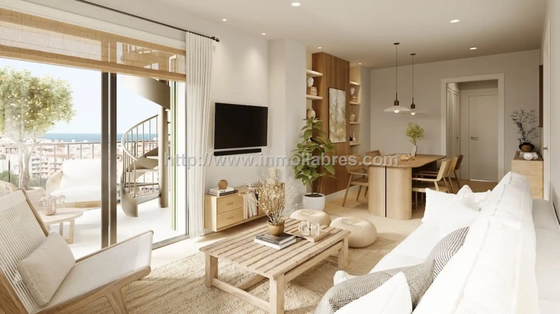 Sala de estar de Piso en venta en Son Servera con Aire acondicionado, Terraza y Trastero