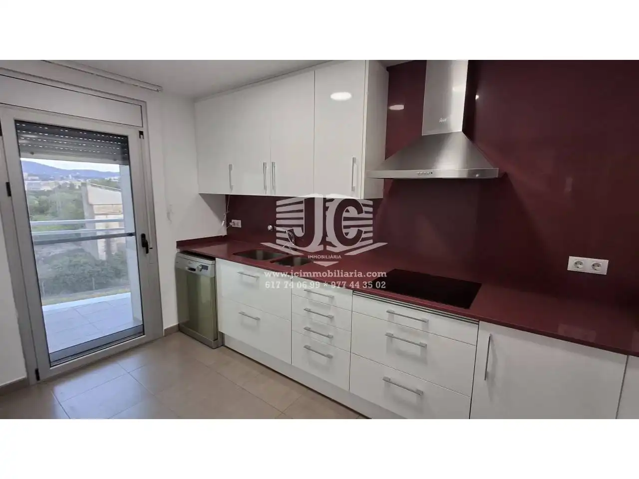 Küche von Wohnung zum Verkauf in Roquetes mit Klimaanlage, Heizung und Terrasse