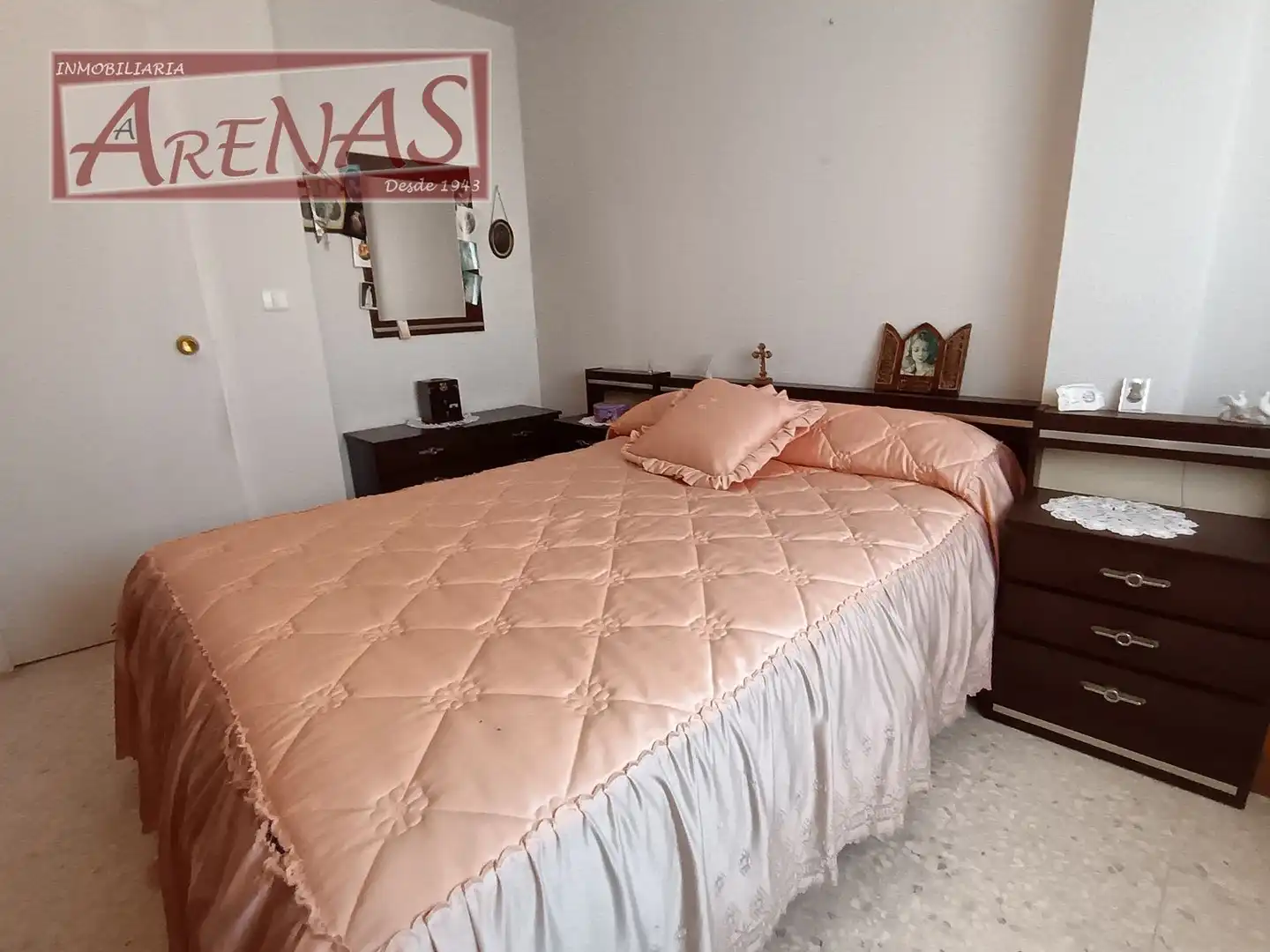 Bedroom of Flat for sale in Laredo  with Heating, Private garden and Furnished
