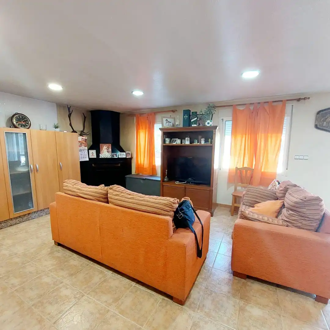 Living room of Country homes for sale in Murcia  with Air Conditioner, Heating and Private garden