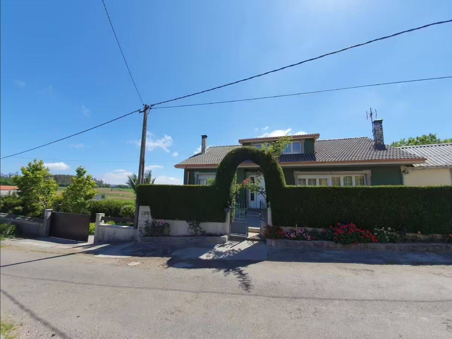 Exterior view of Single-family semi-detached for sale in Zas  with Heating, Terrace and Storage room