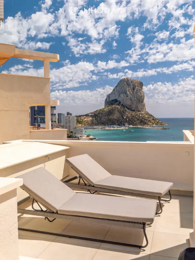 Terraza de Ático en venta en Calpe / Calp con Aire acondicionado, Calefacción y Terraza